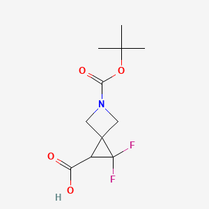 5-(tert-Butoxycarbonyl)-2,2-difluoro-5-azaspiro[2.3]hexane-1-carboxylic acid