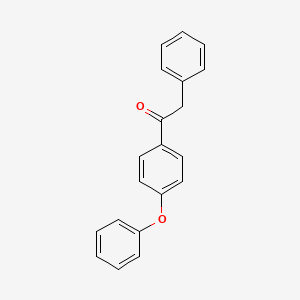 molecular formula C20H16O2 B1299554 1-(4-Phenoxyphenyl)-2-phenylethanone CAS No. 3669-48-5