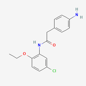 2-(4-aminophenyl)-N-(5-chloro-2-ethoxyphenyl)acetamide