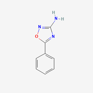 molecular formula C8H7N3O B1299558 5-苯基-1,2,4-噁二唑-3-胺 CAS No. 7788-14-9