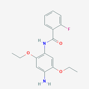 N-(4-amino-2,5-diethoxyphenyl)-2-fluorobenzamide