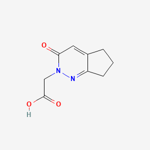 2-(3-Oxo-3,5,6,7-tetrahydro-2H-cyclopenta[c]pyridazin-2-yl)acetic acid