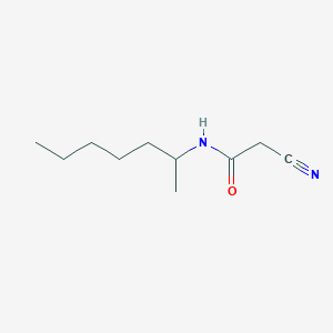 2-Cyano-N-(heptan-2-yl)acetamide