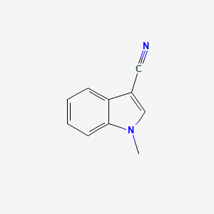 molecular formula C10H8N2 B1299567 1-Methyl-1H-indole-3-carbonitrile CAS No. 24662-37-1