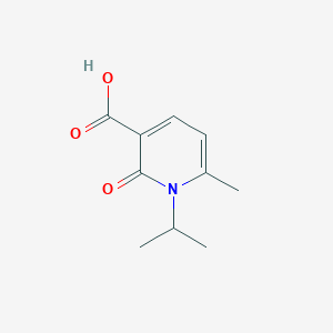 molecular formula C10H13NO3 B12995677 1-Isopropyl-6-methyl-2-oxo-1,2-dihydropyridine-3-carboxylic acid 