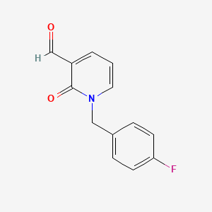 1-(4-Fluorobenzyl)-2-oxo-1,2-dihydropyridine-3-carbaldehyde