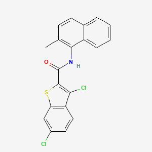 3,6-Dichloro-N-(2-methylnaphthalen-1-yl)benzo[b]thiophene-2-carboxamide