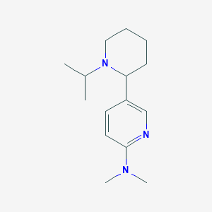 5-(1-Isopropylpiperidin-2-yl)-N,N-dimethylpyridin-2-amine