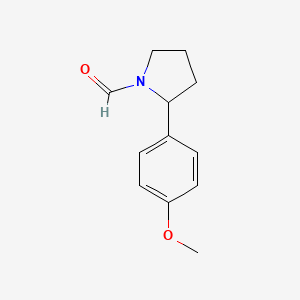 2-(4-Methoxyphenyl)pyrrolidine-1-carbaldehyde