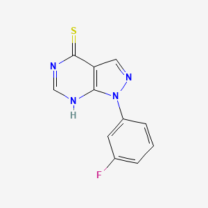 1-(3-Fluorophenyl)-1H-pyrazolo[3,4-d]pyrimidine-4-thiol