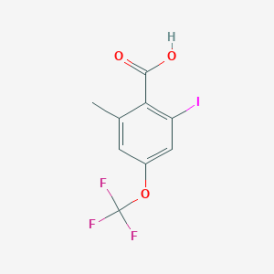 2-Iodo-6-methyl-4-(trifluoromethoxy)benzoic acid