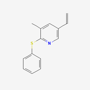 3-Methyl-2-(phenylthio)-5-vinylpyridine