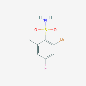 2-Bromo-4-fluoro-6-methylbenzenesulfonamide