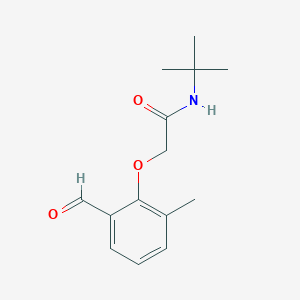 N-(tert-Butyl)-2-(2-formyl-6-methylphenoxy)acetamide