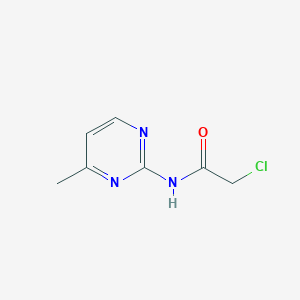 molecular formula C7H8ClN3O B1299602 2-氯-N-(4-甲基嘧啶-2-基)乙酰胺 CAS No. 726150-96-5