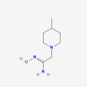 N-Hydroxy-2-(4-methylpiperidin-1-yl)acetimidamide