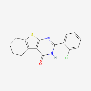 2-(2-Chlorophenyl)-5,6,7,8-tetrahydrobenzo[4,5]thieno[2,3-d]pyrimidin-4(3H)-one