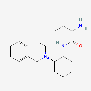 2-amino-N-[(2S)-2-[benzyl(ethyl)amino]cyclohexyl]-3-methylbutanamide