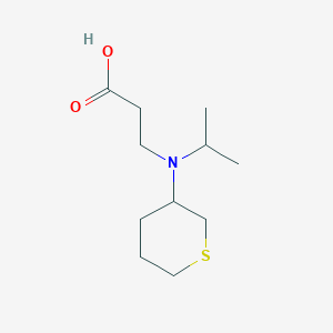 3-(Isopropyl(tetrahydro-2H-thiopyran-3-yl)amino)propanoic acid