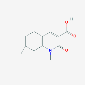 1,7,7-Trimethyl-2-oxo-1,2,5,6,7,8-hexahydroquinoline-3-carboxylic acid