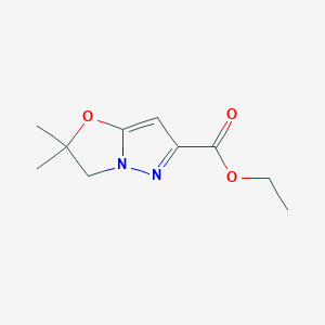 Ethyl 2,2-dimethyl-2,3-dihydropyrazolo[5,1-b]oxazole-6-carboxylate