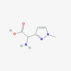 2-Amino-2-(1-methyl-1H-pyrazol-3-yl)acetic acid