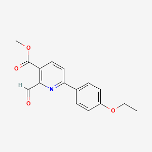 Methyl 6-(4-ethoxyphenyl)-2-formylnicotinate