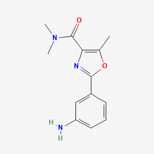 2-(3-Aminophenyl)-N,N,5-trimethyloxazole-4-carboxamide