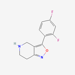 3-(2,4-Difluorophenyl)-4,5,6,7-tetrahydroisoxazolo[4,3-c]pyridine