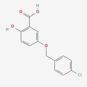 5-((4-Chlorobenzyl)oxy)-2-hydroxybenzoic acid