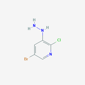 5-Bromo-2-chloro-3-hydrazinylpyridine