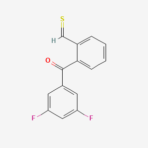 2-(3,5-Difluorobenzoyl)thiobenzaldehyde