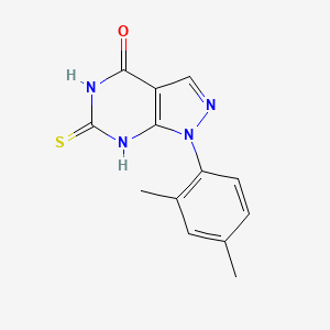 1-(2,4-Dimethylphenyl)-6-mercapto-1H-pyrazolo[3,4-d]pyrimidin-4(5H)-one