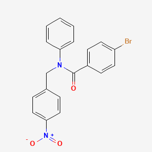 4-Bromo-N-(4-nitrobenzyl)-N-phenylbenzamide