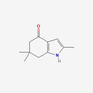 B1299641 2,6,6-Trimethyl-6,7-dihydro-1H-indol-4(5H)-one CAS No. 69595-03-5