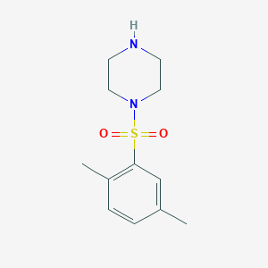 molecular formula C12H18N2O2S B1299650 1-[(2,5-二甲基苯基)磺酰基]哌嗪 CAS No. 524711-33-9