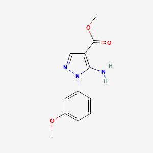 Methyl 5-amino-1-(3-methoxyphenyl)-1H-pyrazole-4-carboxylate