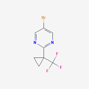 5-Bromo-2-(1-(trifluoromethyl)cyclopropyl)pyrimidine