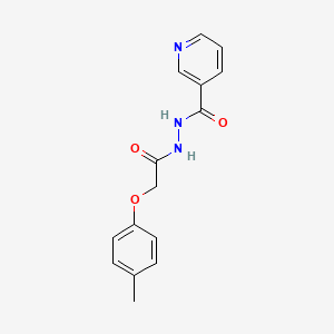 molecular formula C15H15N3O3 B12996550 N'-(2-(p-Tolyloxy)acetyl)nicotinohydrazide 