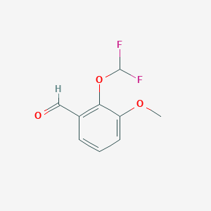 B1299656 2-Difluoromethoxy-3-methoxy-benzaldehyde CAS No. 730949-79-8
