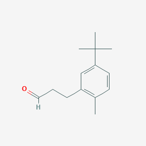 5-(1,1-Dimethylethyl)-2-methyl-benzenepropanal