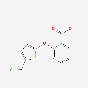 Methyl2-((5-(chloromethyl)thiophen-2-yl)oxy)benzoate