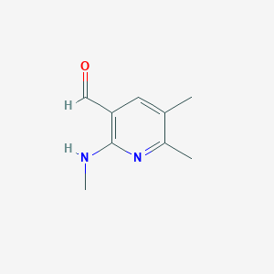 5,6-Dimethyl-2-(methylamino)nicotinaldehyde