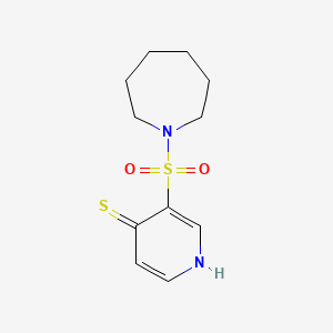 3-(Azepan-1-ylsulfonyl)pyridine-4-thiol