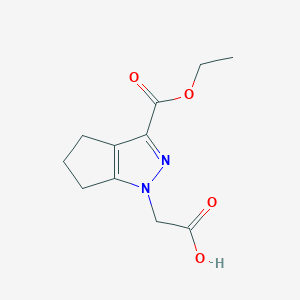 2-(3-(Ethoxycarbonyl)-5,6-dihydrocyclopenta[c]pyrazol-1(4H)-yl)acetic acid