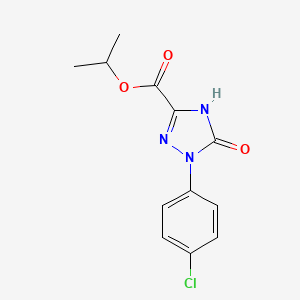 Isopropyl 1-(4-chlorophenyl)-2,5-dihydro-5-oxo-1H-1,2,4-triazole-3-carboxylate