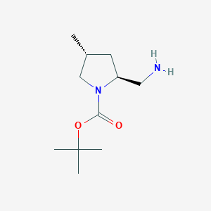 tert-Butyl (2S,4R)-2-(aminomethyl)-4-methylpyrrolidine-1-carboxylate