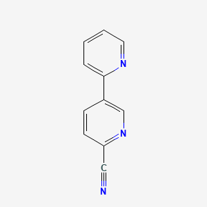 molecular formula C11H7N3 B12996748 [2,3'-Bipyridine]-6'-carbonitrile 