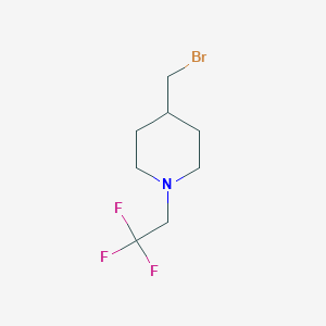 4-(Bromomethyl)-1-(2,2,2-trifluoroethyl)piperidine