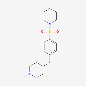 1-((4-(Piperidin-4-ylmethyl)phenyl)sulfonyl)piperidine